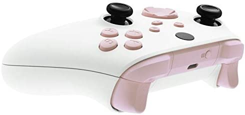 eXtremeRate Cherry Blossoms Pink Replacement Buttons for Xbox Series S & Xbox Series X Controller, LB RB LT RT Bumpers Triggers D-pad ABXY Start Back Sync Share Keys for Xbox Series X/S Controller