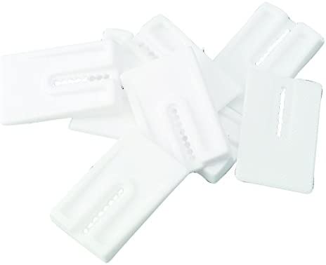 Plumb Pak PP836-55 Keeney Toilet Leveling Shims, Multi-Purpose Design for Furniture, Cabinets, and Tables, 8-Pack, White, 8 Count