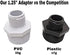 Van Enterprises PVC Garden Hose Adapter (Male 1.25" NPT x 3/4" GHT) for Sump Pump and Pool Pump Hose (Available 1.5" and 1.25" Adapters)