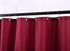 Biscaynebay Quality Fabric Shower Curtain Liners 72 Inch by 72 Inch, Burgundy Water Resistant Bathroom Curtains Rust Resistant Grommets & Weighted Bottom Hem Machine Washable