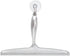 iDesign Plastic Bath Squeegee for Glass with Suction Hook Holder – 12", Clear