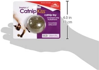 SmartyKat Catnip Kiss Compressed Catnip Ball Toy - Natural, One Size