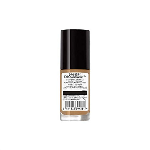 Covergirl Trublend Matte Made Liquid Foundation, D10 Golden Caramel, 1.014 Fl Oz