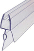Frameless Shower Door Sweep Shower Door Bottom Seal for 1/4" Glass,36" Long, Glass Shower Door Seal Strip,Clear Vinyl