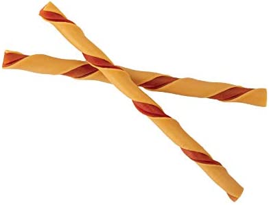 DreamBone Twist Sticks With Real Bacon And Cheese Flavor 50 Count, Rawhide-Free Chews For Dogs