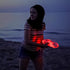 Dynamic Discs Night Glider LED Catch Flying Disc | 175g Glow in The Dark Catch Disc | Light-up Easy to Throw Ultimate Disc | Great for Backyard Games and Tailgating (Red)