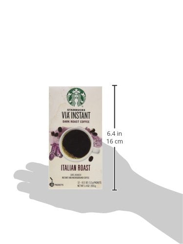 Starbucks VIA Ready Brew Italian Roast Coffee 1.4oz 12 Single Serve Packets