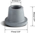 Uenhoy 4 Pcs Replacement Rubber Feet for Shower Chair, Shower Bench, Shower Seat Non Slip Rubber Tips (1", Grey)