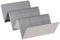 American Metalcraft TSH3 Stainless Steel Taco Holder, 2-3 Compartments, 4" x 8", Silver