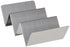 American Metalcraft TSH3 Stainless Steel Taco Holder, 2-3 Compartments, 4" x 8", Silver