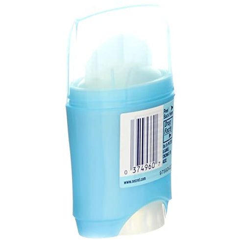 Secret Invisible Solid Outlast Antiperspirant Deodorant Completely Clean 0.5 Oz Travel Size (Pack of 3)