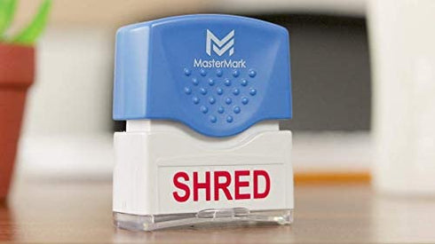 Shred Stamp – MasterMark Premium Pre-Inked Office Stamp