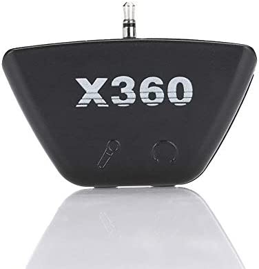 Sudroid 3.5mm Headset Mic Adapter for Xbox 360 Controller Black