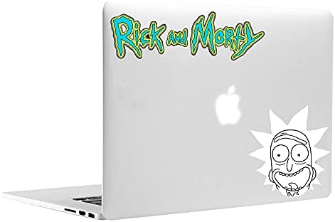 Rick and Morty Decal Set -- Bundle Includes 3 Premium Rick and Morty Stickers Room Decor, Car, Laptop (Rick and Morty Merchandise)