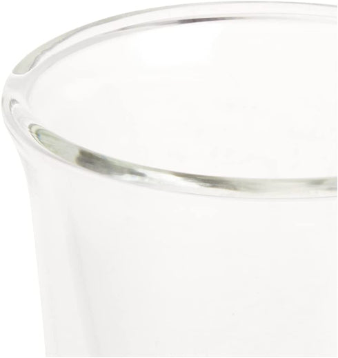 De'Longhi DeLonghi Double Walled Thermo Espresso Glasses, Set of 2, Regular, Clear
