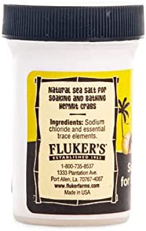 Fluker's Soaking Salt for Hermit Crabs, 2.4oz