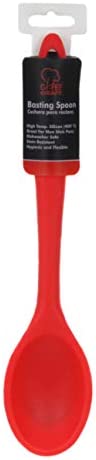 Chef Craft Premium Silicone Basting Spoon, 11 inch, Red