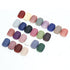 24 Packs (576 Pcs) Matte Short Press on Nails, Acrylic Short False Nails Full Cover Set Artificial Nails Fake Solid Color with Glue for Women