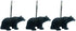 Black Bear Lodge Shower Curtain Hooks Set of 12 Black Bear Lodge Shower Curtain Rins Set of 12