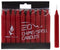 Mega Candles 20 pcs Unscented Red Mini Taper Candle, 4 Inch Tall x 1/2 Inch Diameter, Great for Casting Chimes, Rituals, Spells, Vigil, Witchcraft, Wiccan Supplies, Wax Play & More