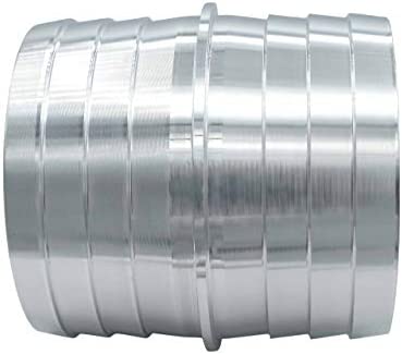 ICT Billet 2" to 2" Inch Hose Barb Splice Coupler Repair Mend Fitting Adapter Connector Radiator Coolant Intercooler Heat Exchanger Fluid Designed & Manufactured in USA Bare Aluminum AN627-32A