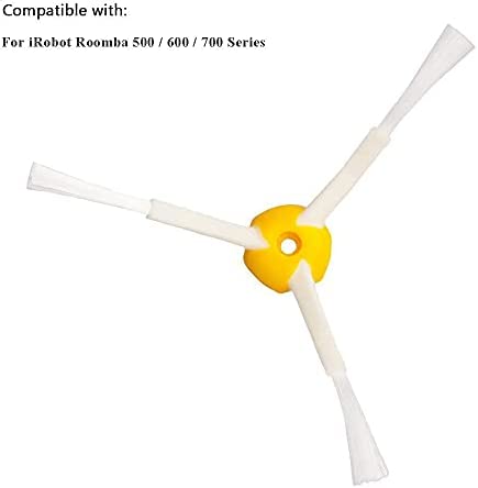 EEEKit 3 Pack 3 Arm Side Brushes Kit for iRobot Roomba 500 & 600 & 700 Series 600 610 620 760 770 780 Vacuum Cleaner Replacement Set