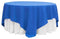 Polyester Overlay/Tablecloth - 90" x 90" | Square | Royal Blue | 1 Pc.