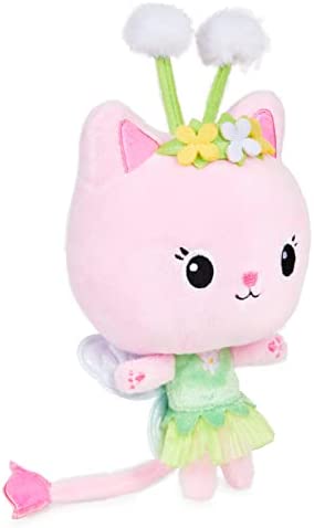 Gabby’s Dollhouse, 7-inch Kitty Fairy Purr-ific Plush , Kids Toys for Ages 3 and up