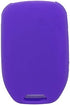SEGADEN Silicone Cover Protector Case Holder Skin Jacket Compatible with Chevrolet GMC 6 Button Remote Key Fob CV4617 Deep Purple