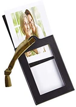 Klikel Family Tree Picture Frame Stand with 6 Hanging Photo Picture Frames - Medium Metal Tree 12 X 11 - Holds 6 Ornamental 2x3 Frames