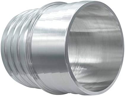 ICT Billet 2" to 2" Inch Hose Barb Splice Coupler Repair Mend Fitting Adapter Connector Radiator Coolant Intercooler Heat Exchanger Fluid Designed & Manufactured in USA Bare Aluminum AN627-32A