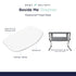 Baby Delight Beside Me Dreamer Bassinet & Bedside Sleeper Waterproof Fitted Sheet, White