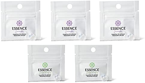 Essence Nasal Diffuser | Essential Oil Ring | Silicone Nose Inhaler Bundle Pack (Calming Blends)