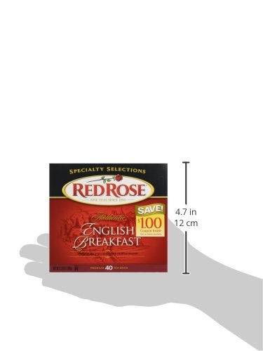 Red Rose Authentic English Breakfast Tea Bags 40 ct