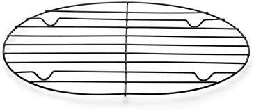 Fox Run - 57213 Fox Run Non-Stick Oval Roasting/Cooling Rack, 11.25 x 8.25 x 0.5 inches, Metallic