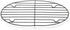 Fox Run - 57213 Fox Run Non-Stick Oval Roasting/Cooling Rack, 11.25 x 8.25 x 0.5 inches, Metallic