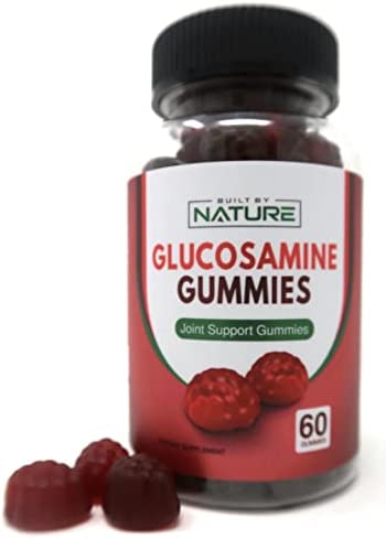 Glucosamine Gummies Extra Strength Joint Support Gummies for Adults, Men and Women, Supports Cartilage, Flexibility and Movement, Chewable Glucosamine Supplement Gummy, Made in USA, 60 Gummies