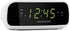 Magnasonic Digital AM/FM Clock Radio with Battery Backup, Dual Alarm, Sleep & Snooze Functions, Display Dimming Option,White (EAAC201)
