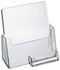 SOURCEONE.ORG Premium Brochure Holder for 8.5? Booklet with Business Card Container Clear Acrylic Countertop Organizer