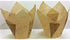 Decony Large Tulip Baking Cup Liners Muffin Cupcake Paper Liners -200 pack - Great for large cupcakes and muffins - Appx. 200 Ct. 2 3/4-4 (Natural)