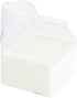 12 Ounce Glass Milk Carton, 1 Reusable Milk Carton Creamer - Durable, Serve Cream, Milk, or Juice, Clear Glass Mini Milk Carton, Dishwasher-Safe, For Homes or Restaurants - Restaurantware
