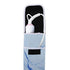 Bluecell Heat Resistant Neoprene Curling Iron Holder Cover Bag Flat Iron Curling Wand Travel Case Pouch 15 x 5 Inches, Blue Marble Pattern