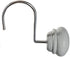 Creative Scents Grey Shower Curtain Hooks Decorative - Set of 12 Shower Curtain Rings for Bathroom Shower Rod - Decorative Shower Hooks for Shower Curtain for Any Bathroom Decor