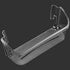 AMI PARTS 240363702 14.3in(L)×4.2in(W)×5.5in(H) Clear Refrigerator Door Bin Side Shelf for Frigidaire, Kenmore Refrigerator - Replaces 240363704, 240363705, 240363708, AP2116106, PS430207