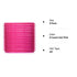 Conair Self Grip Extra Large Hair Rollers, Hair Curlers, Self Grip Hair Rollers, Hot Pink, 9 Pack with Storage Bag