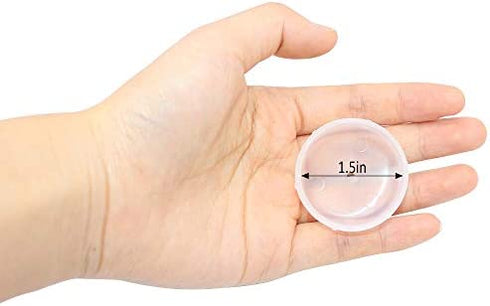 30Pack 1-1/2" Wrought Iron Patio Furniture Feet Glides,Round End Glide Cap for Outdoor Furniture Leg,End Cap Inserts,Outdoor Chair Leg Floor Protectors