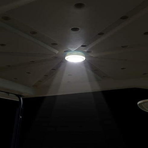 10L0L Universal Golf Cart Dome Light, USB Rechargeable Battery Powered Super Bright Golf Cart LED Roof Lighting