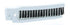 Folding Compact Travel Pocket HAIR BRUSH/COMB, 1 Red 1 White by Le Salon