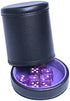 PU Leather Dice Cup Purple Velvet Lined Quiet Shaker with Lid Including 6 Purple Translucent Dice for Liars Dice Farkle Yahtzee Board Games