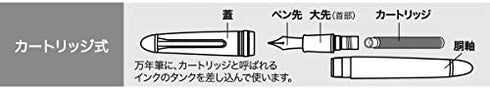 Sailor Fude De Mannen - Stroke Style Calligraphy Fountain Pen - Bamboo Green - Nib Angle 55 Degrees (11-0127-767)